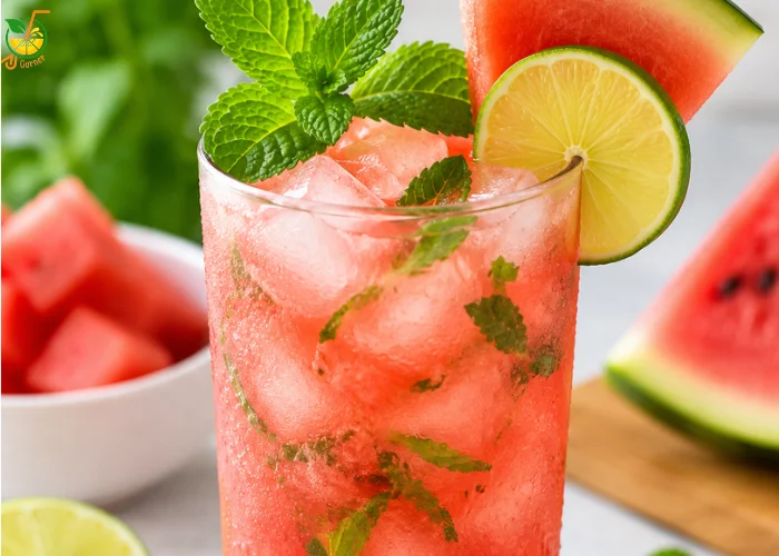Watermelon Mint Cooler Mocktail