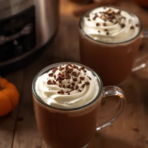 Slow Cooker Pumpkin Hot Chocolate Recipe