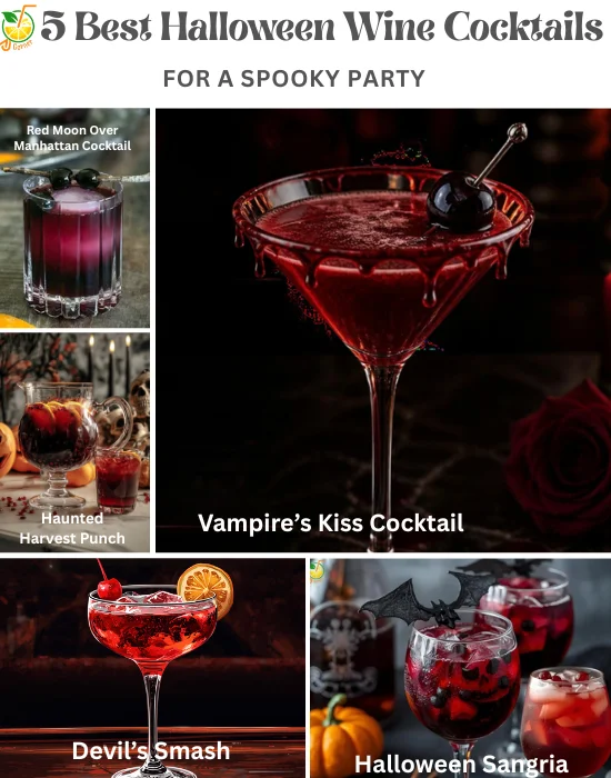 Halloween Wine Cocktails