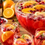 Cranberry Orange Prosecco Punch