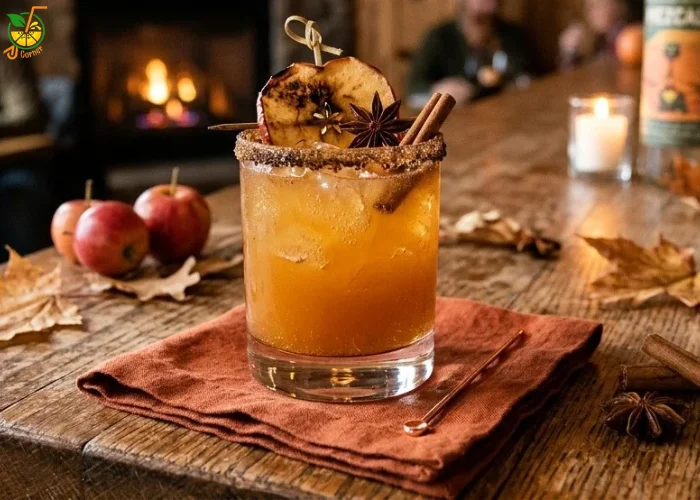 Smoky Harvest Apple Cider Margarita